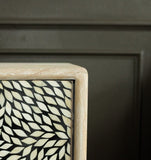 Foliage Black and White Sideboard