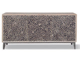 Foliage Black and White Sideboard