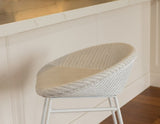 Santorini Lloyd Loom curved back Stool