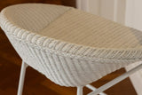 Santorini Lloyd Loom curved back Stool