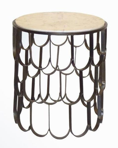 Fish Scale Side Table