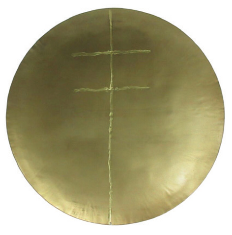 Stitch Platter Metallic Gold