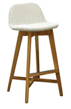 Santorini Lloyd Loom Low Back Stool - 660